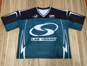 Jersey Sepak Bola Amerika Kustom Sublimasi Lengan Pendek Bahan Mesh Bernapas Seragam Latihan Tim Musim Semi - Product Image 6