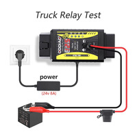 Adaptador GT106 Plus de 24V a 12V para Camiones de Trabajo Pesado, Conector de Escáner OBD2 para Easydiag, Golo Pro, Diagtool