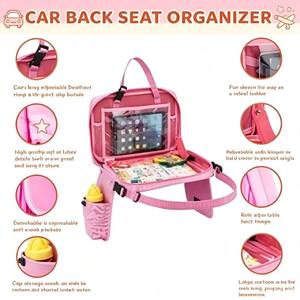 Organisateur de voyage portable pour enfants : pochette pour bouteille d'eau, sac de rangement pour tout-petits, idéal pour voiture, <span class=keywords><strong>avion</strong></span>, train, road trip - Product Image 3