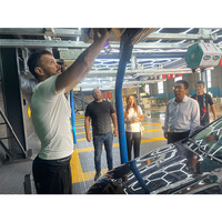 자동 청소 세차 기계 압력 청소기 18.5 kW 워터 펌프 시스템 자동 터널 터치 리스