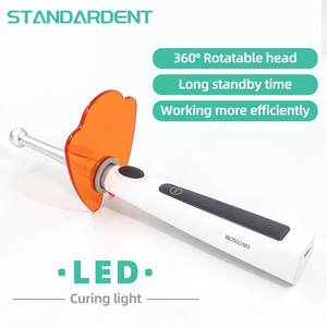 Nuova Lampada Fotopolimerizzante Dentale 1S LED Senza Fili con Testa in Metallo, 4 Modalità, Attrezzatura Odontoiatrica - Product Image 2