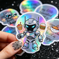 Pegatinas de Vinilo de Alta Calidad con Diseño Personalizado, Pegatinas Decorativas con Logotipo Impermeables