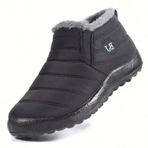 Botas de Invierno Impermeables Unisex para Hombre y Mujer, Zapatos Casuales Ligeros para la Nieve con Forro Cálido, Tallas Grandes 36-47, Zapatos para Caminar y Hacer Ejercicio - Product Image 1