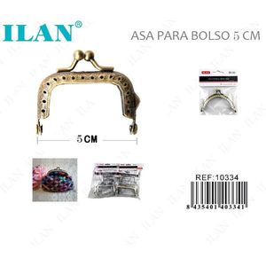 Hebilla para bolso Ilan de 5 cm con asa metálica para accesorios de bolsos - Product Image 1