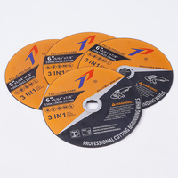 Hochharte Aluminiumoxid-Schleifscheibe 6 Zoll Trennscheibe Weniger Absplitterung Mehrere Dickenvarianten