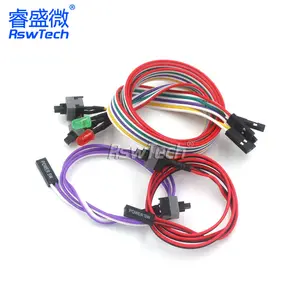 Computer On And Off Switch Computer Power Cables With Reset Switch Cable Price Electronic Components Wholesale Computer Parts