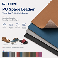 Cuir synthétique PU Yangbuck givré mat de 1,2 mm avec support non tissé pour empeignes de chaussures, sacs à main, bagages et revêtements de canapé en rouleau