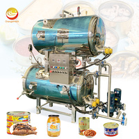ORME 150L 200L Glazen Pot Sterilisatiemachine Pouch Retortlijn Stoom Autoclaaf Machine voor Voedsel