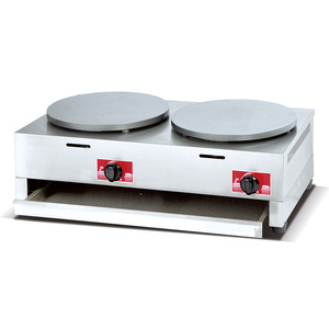 Fuqi thương mại gas <span class=keywords><strong>Crepe</strong></span> Pancake <span class=keywords><strong>Maker</strong></span> tự động đôi tấm <span class=keywords><strong>Crepe</strong></span> <span class=keywords><strong>Maker</strong></span> với thép không gỉ chất lượng cao không dính bề mặt - Product Image 1