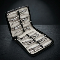 Coupe-ongles professionnel de luxe en acier inoxydable, à large ouverture, lame tranchante, option logo personnalisé, pour ongles épais