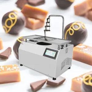 Nuevas llegadas Producción de chocolate Maquinaria de fusión Pequeña máquina de templado de chocolate