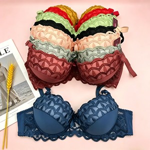 Modelo AS001 de $1.3, Talla 38-44B, Sujetador de Encaje con Cobertura Total para Mujeres Africanas con Pechos Grandes, Sujetador de Copa Completa para Adolescentes y Chicas - Product Image 4