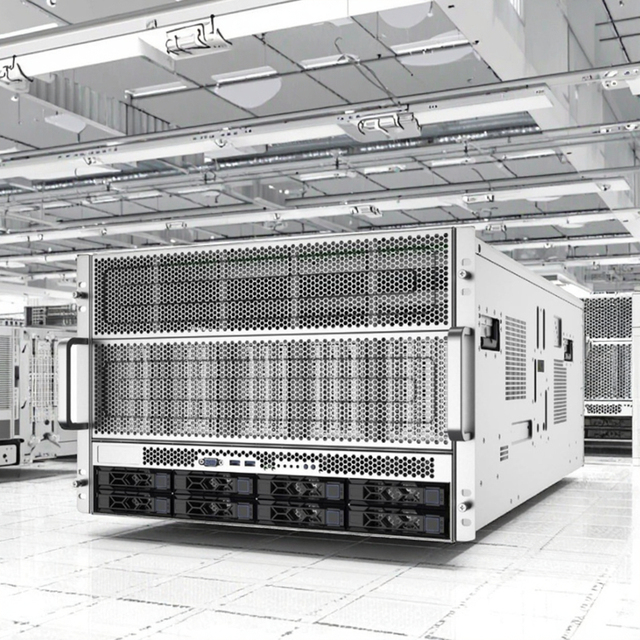 AMD EPYC 9004/9005 CPU 8 GPU 7U Deepseek AI Inference Server 3-Year OEM Rack Space Artificial Intelligence Applications in Stock