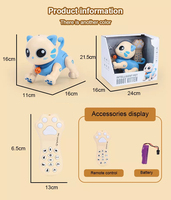 LK Toys Chat Robotic Interactif Électrique Télécommandé Jouet Intelligent pour Enfants en Plastique