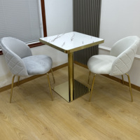 High-End Square Acryl Couch tisch Feuchtigkeit beständiger und verdickter Luxus Minimalist Design Spezieller Tisch für Villa Hotels