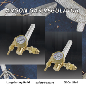 Regulador de Gas Industrial con Certificación CE para Argón/Soldadura, Válvula Reductora de Presión Personalizable de 0-150 PSI, Válvula de Seguridad - Product Image 2