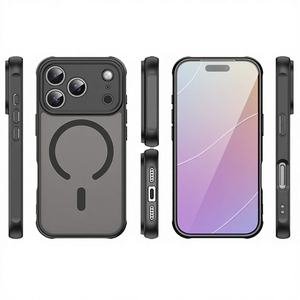 เคสกันกระแทกแบบด้าน ผิวสัมผัสนุ่มดุจผ้าไหม แม่เหล็กดูดติด วัสดุ TPU+PC  ป้องกันรอยขีดข่วน สำหรับ iPhone 17 Air Pro Max - Product Image 1