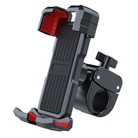 Support de téléphone étanche pour guidon de moto, quatre griffes réglables, support de navigation pour scooter électrique tout-terrain
