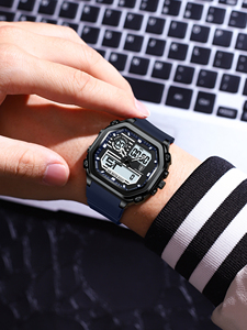 <span class=keywords><strong>Poedagar</strong></span> 993 hommes mode Silicone Reloj Hombre Lujo numérique analogique montres pour hommes <span class=keywords><strong>montre</strong></span>-bracelet étanche Quartz <span class=keywords><strong>montre</strong></span> carrée - Product Image 4