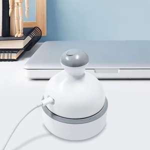 เครื่องนวดศีรษะกันน้ำ IPX7, เครื่องนวดศีรษะที่สามารถเติมน้ำมันหอมระเหยได้, ที่จับซิลิโคนเกรดอาหาร - Product Image 1