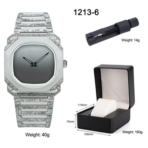 Men's Watch Ultra-Thin Marble <b>Large</b> Dial Quartz Watch Plastic Waterproof Watch Premium Luxury <b>Gift</b> <b>Box</b> - Product Image 6