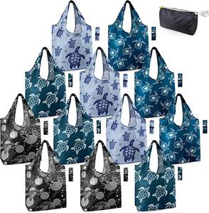 Sac de courses réutilisable en non-tissé, personnalisé avec logo imprimé, promotion écologique, sac de supermarché, sac de courses en non-tissé, t-shirt - Product Image 1