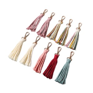 Ornements transfrontaliers, <span class=keywords><strong>porte</strong></span>-clés, pendentifs, cordes en coton artisanales, pompons, décorations de sacs, <span class=keywords><strong>porte</strong></span>-clés suspendus - Product Image 5
