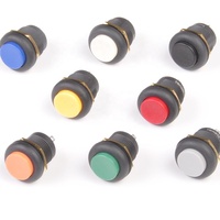 Vente en gros 16mm 12V 24V Interrupteur à bouton-poussoir étanche Iiluminated pour voiture de course