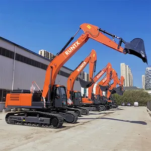 Marca Runtx, precio barato, miniexcavadora china de 1 tonelada, 2 toneladas, 3 toneladas, excavadora pequeña sobre orugas a la venta