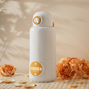 <span class=keywords><strong>Calentador</strong></span> <span class=keywords><strong>de</strong></span> productos para bebés portátil <span class=keywords><strong>de</strong></span> 450 mL, biberón recargable tipo C para bebés recién nacidos con tapa emergente y cerradura <span class=keywords><strong>de</strong></span> seguridad - Product Image 2