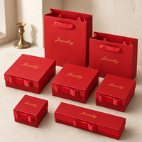 Cajas de Joyería de Cartón Personalizadas con Lazos de Cinta en Múltiples Tamaños y Colores