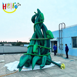 Set de Accesorios para Teatro de Pantomima, Tallo de Frijol Gigante Inflable Verde - Product Image 2