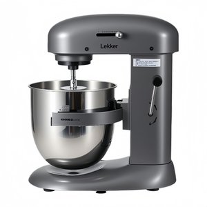 Batteur sur socle électrique commercial 7L/12L 220V, multi-vitesses, bol en acier inoxydable, design compact, pour pétrir la pâte, la crème, utilisation en boulangerie - Product Image 3