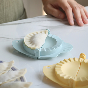 Dumpling Press <span class=keywords><strong>Maker</strong></span> Kreatif Manual Dumpling Press Molds Plastik Alat Pembuat Pangsit Cepat - Product Image 1