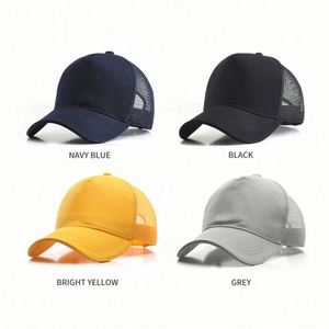 Casquettes de baseball beige et vert de haute qualité pour la promotion, logo personnalisé, broderie 3D promotionnelle, maille respirante imperméable - Product Image 1