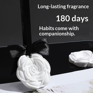Camellia Shaped Flameless Aromatherapy Pendant for <b>Wardrobes</b> and Indoor Gypsum Aromatherapy - Product Image 4