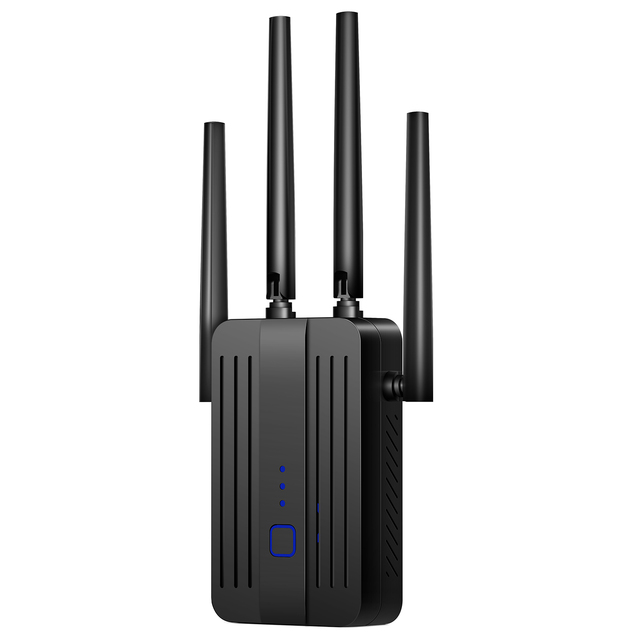 1200Mbps WiFi Signal Amplifier Booster 300M Wifi Range Extender Router 2.4G 5.8G Wireless WiFi Repeater