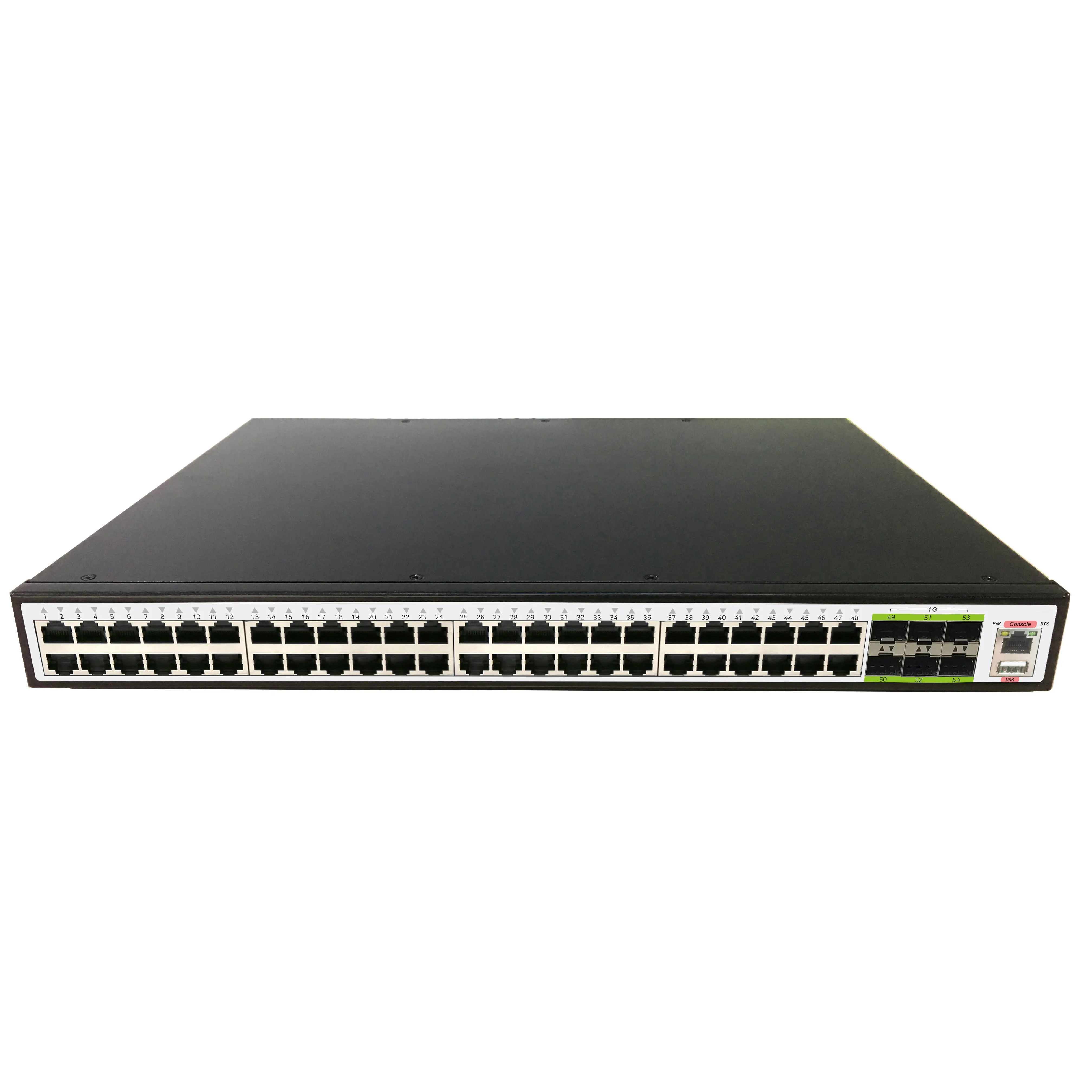 10Gb uplink 3 Layer 10gb managed switch 48 1000M ports RJ45 6 sfp 10gb network switch same as TPlink TL-SH5654