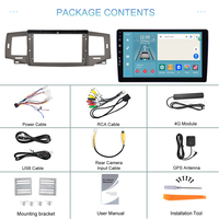 Podofo 8 cœurs Android 2 + 32G/4 + 64G 9 ''autoradio stéréo pour Toyota Corolla 2002-2006 Carplay GPS WIFI & 4G BT FM/AM/RDS