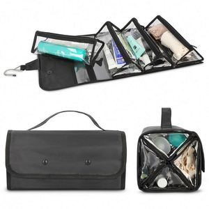 Échantillon Gratuit : Trousse de Toilette de Voyage avec Crochet de Suspension, Organisateur de Maquillage Résistant à l'Eau pour Accessoires - Product Image 2