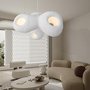 Lámpara de Araña Estilo Retro Wabi-Sabi para Sala de Estar, Comedor, Dormitorio - Iluminación Artística Original y Creativa Única - Product Image 5