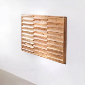 Cabecero de cama de pared de madera de diseño moderno de alta calidad, muebles de dormitorio de madera maciza para Interior de Casa de Hotel, barato en Indonesia - Product Image 1