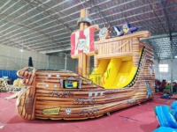 Glissières d'eau gonflables Offre Spéciale de bateau de pirate avec la glissière commerciale de piscine d'eau pour des enfants