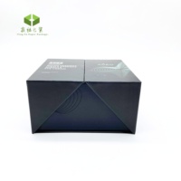 Boîte cadeau en papier pliable de luxe en carton personnalisée pour crème pour les yeux, emballage de sérum cosmétique, flacon d'huile