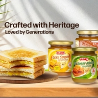 Premium Glory Coconut Kaya Jam Traditional Pandan Egg Spread Toast Bun Filling Sweet Dessert Paste Singapore Export Bulk Bottle