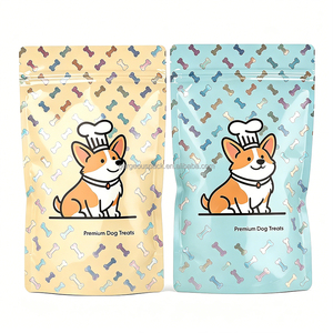 Custom Laminated Plastic Stand-Up Pouch for Pet Dog Food Treats <b>Cat</b> Food Packaging Bag - Product Image 4