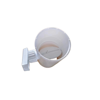 Conduit circulaire HVAC PVC75mm déflecteur d'air manuel