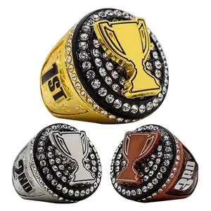 Anelli del campionato personalizzati Usssa Baseball basket Hoop Youth Football Softball basket Wbc Chicago Bulls Championship Rings