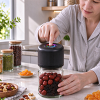 Machine de mise sous vide électrique pour bocaux Mason, idéale pour la fermentation, le stockage de grains de café, d'épices, de légumes et de viande