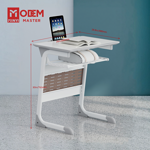 Escritorio Escolar MINYI LEO, Muebles Educativos, Mesa para Aula, Escritorio <span class=keywords><strong>de</strong></span> Estudio con Tablero <span class=keywords><strong>de</strong></span> Madera, Muebles para Estudiantes - Product Image 4